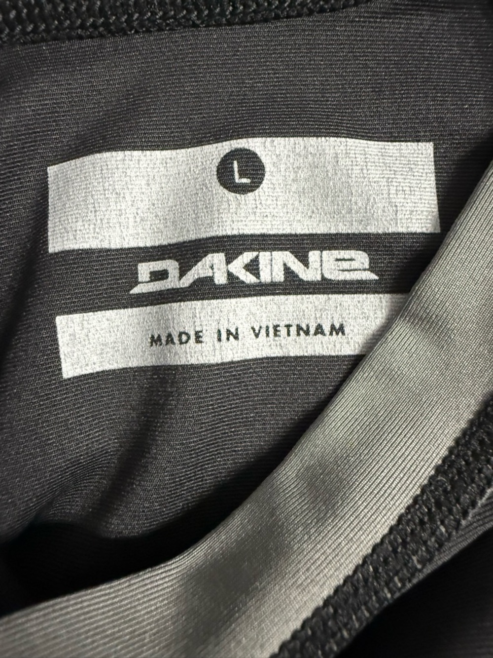 Dakine Rash Guard Youth L / Women’s S Black Gray UPF 50 Surf Swim - Picture 6 of 9